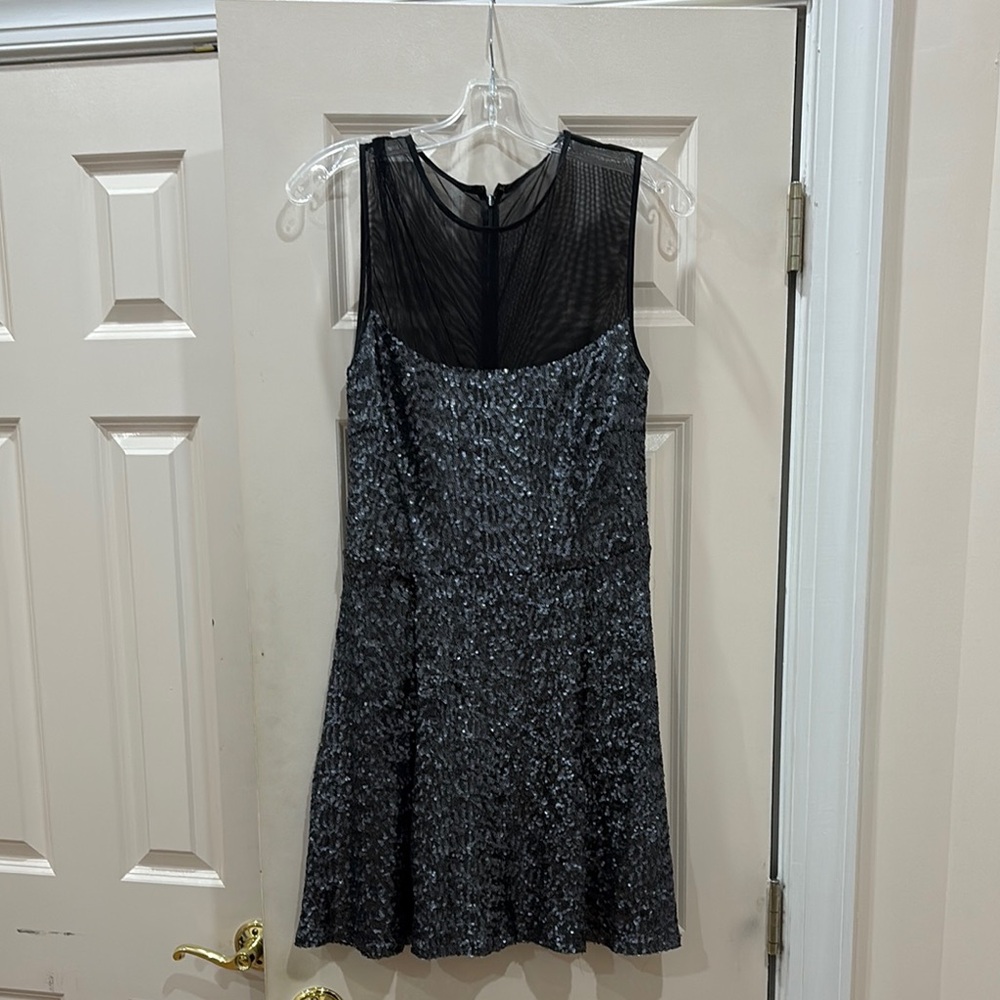 Nicole Miller Black Mini Dress with Chic Design